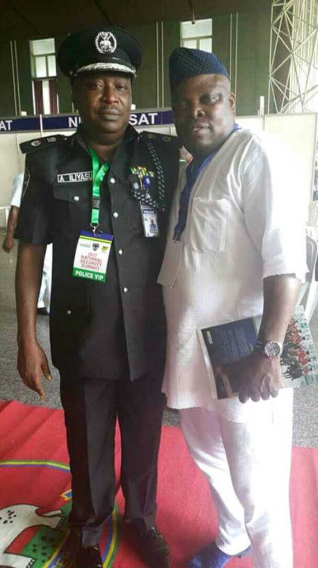 Ogun State Commissioner of Police Ahmed Illyasu and Titus Babajide (Oppressor)