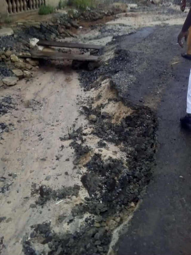 Washed Road Project in River State