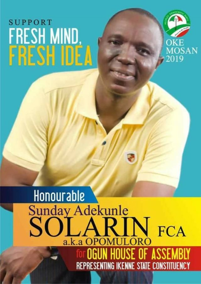 Honourable Sunday Adekunle Solarin