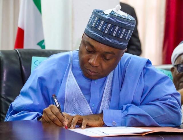 Nigerian Senate President - Dr Abubakar Bukola Saraki