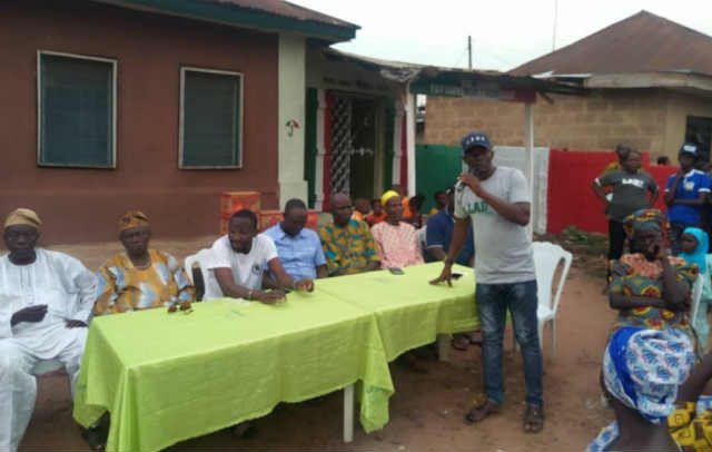 Ogere Ward 7 Chairman, Hon Kayode Awokoya appreciates the members for their dedication