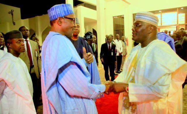 President Muhammadu Buhari and Alhaji Atiku Abubakar