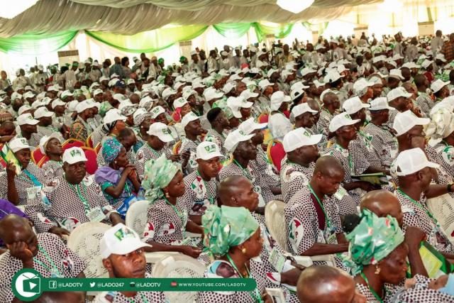 Ogun Pdp: Another Nail In The Coffin Of Inec'S Integrity 1 Cross section of the authentic delegates at the Ogun State PDP 2018 Gubernatorial Primary on September 27, 2018