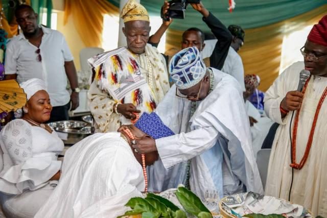 Hon Ladi Adebutu installed as Baba Oba of Odo-Jobore Ijebu
