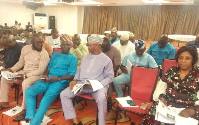 Adebutu, Others set to take Ogun State to the Summit 4 Omooba Sunday Solarin seated amongst other participants at the retreat