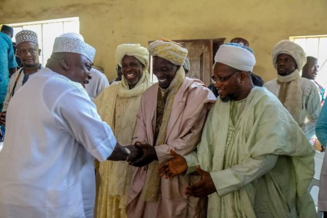 Ogun PDP Guber Candidate, Adebutu takes Campaign to Ikenne LG Areas 11 Hon Ladi Adebutu exchanges pleasantries with religious leaders