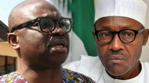 Ayo Fayose and Muhammadu Buhari