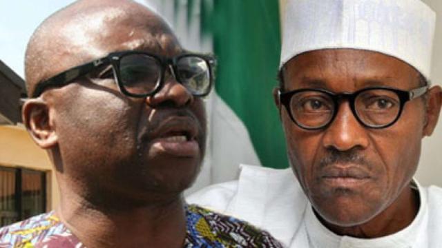 Rather Than Receiving Recycled Politicians, Focus On Insecurity — Fayose Tells Buhari 1 Ayo Fayose and Muhammadu Buhari