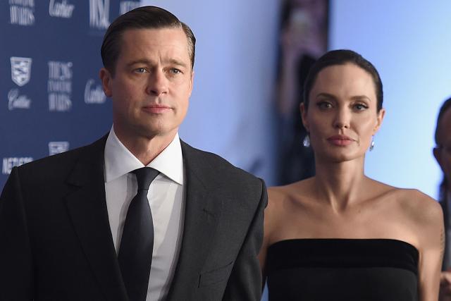 Brad Pitt and Angelina Jolie 