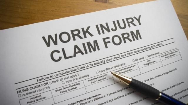 Sample Workplace Injury Claim Form