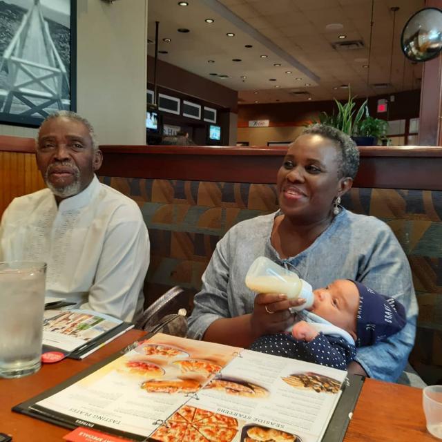 Joke Silva and Olu Jacobs