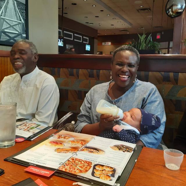 Joke Silva and Olu Jacobs