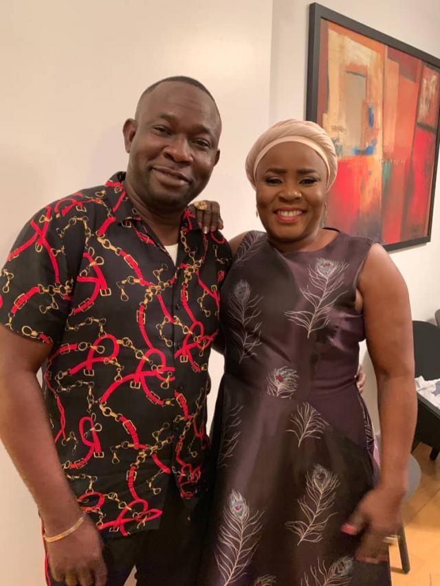 Asiwaju Bola Oluwole with Yeye Adenike Adebutu