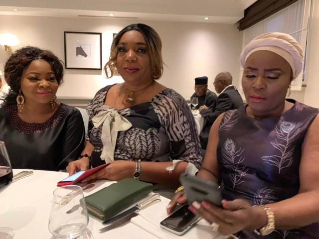 From left - Yeye Adenike Adebutu, Barr Tosin Awotesu and a guest