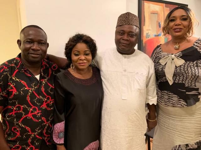 From right - Tosin Awotesu, Hon Ladi, a female guest and Bola Oluwole
