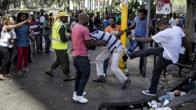 Xenophobia Scene in South Africa