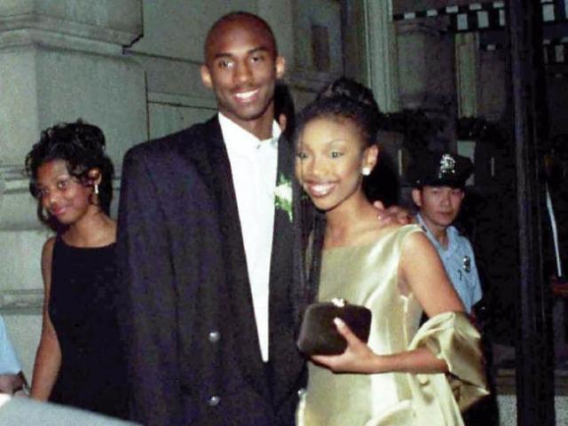 Brandy and Kobe Bryant