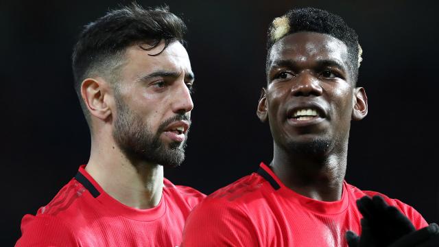Bruno Fernandes and Paul Pogba
