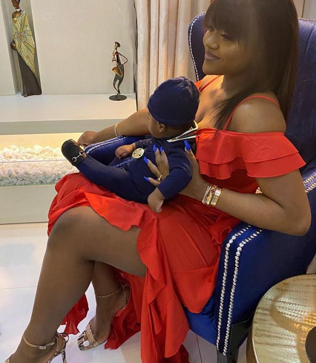 Chioma and Davido's son