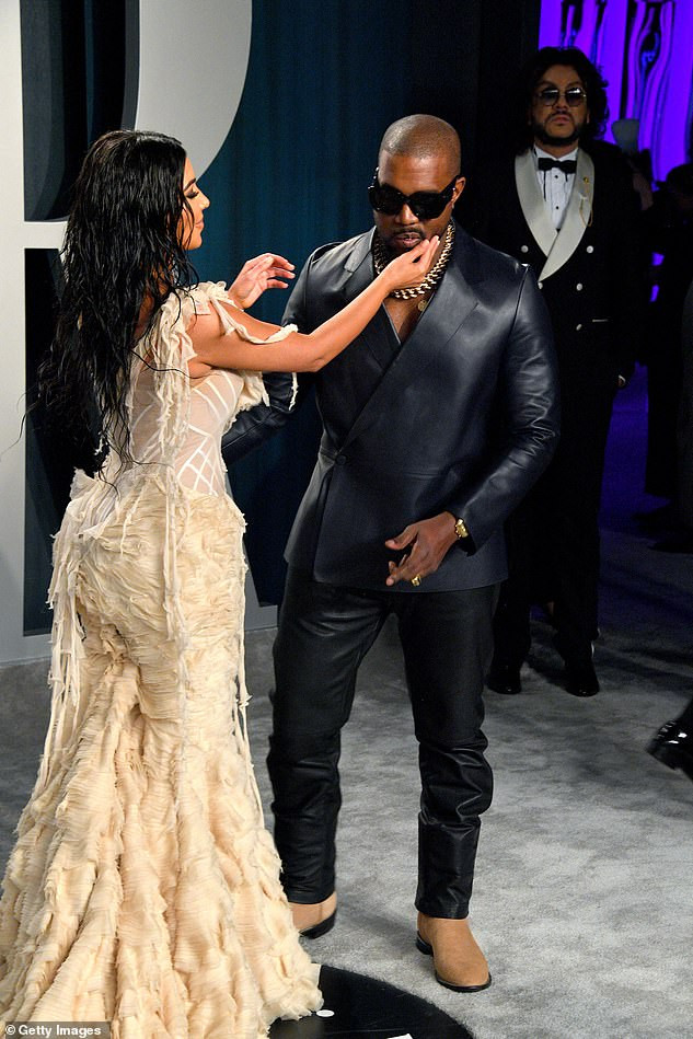 Kanye West and Kim Kardashian