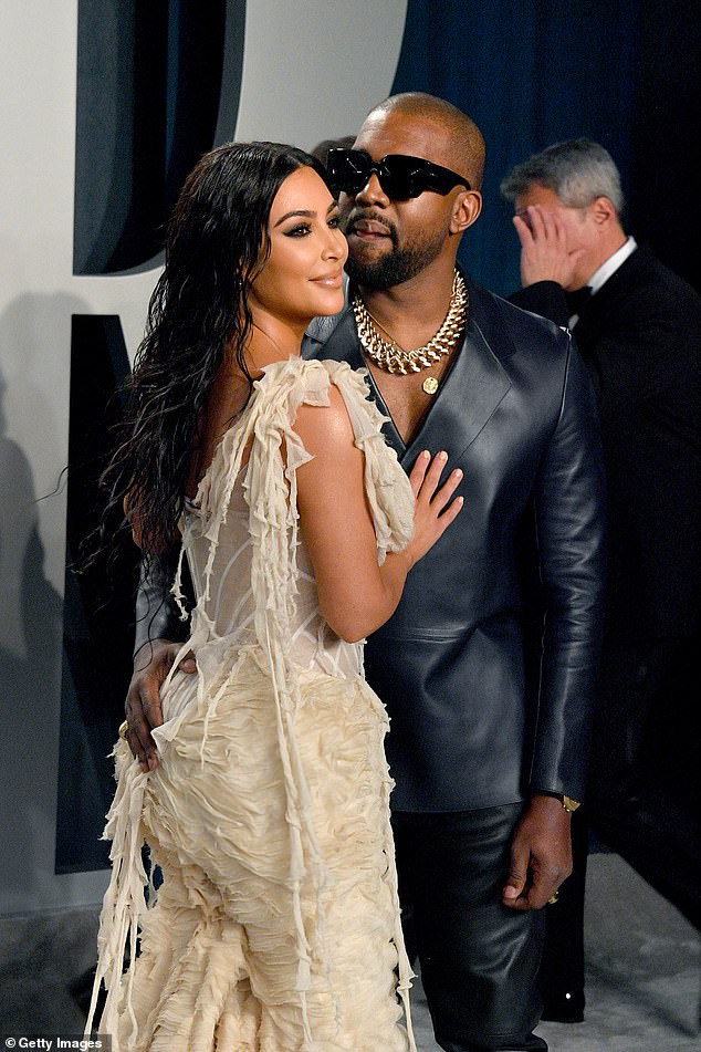 Kanye West and Kim Kardashian