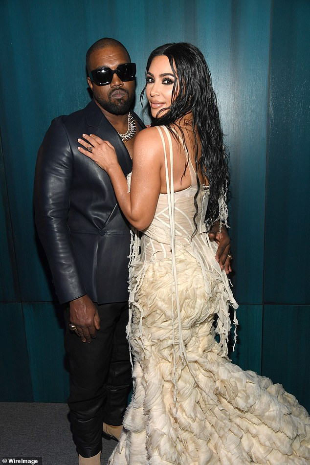 Kanye West and Kim Kardashian