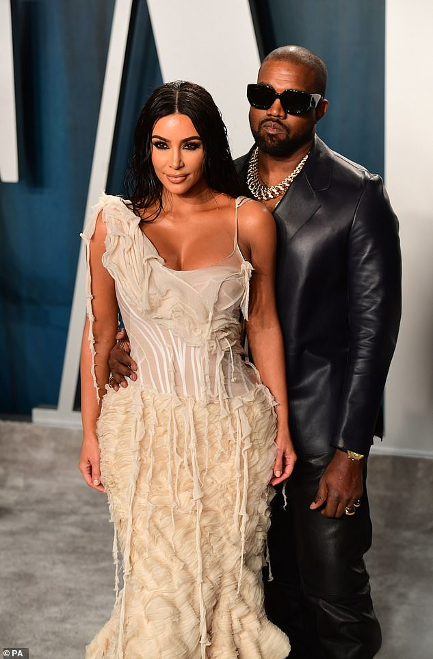 Kanye West and Kim Kardashian