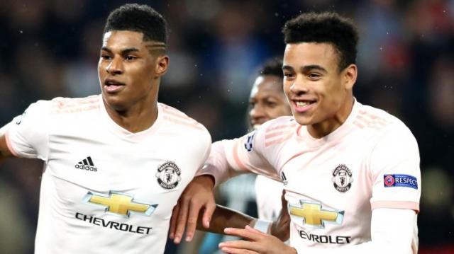 Marcus Rashford and Mason Greenwood