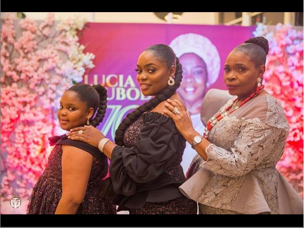 Bisola and daughter