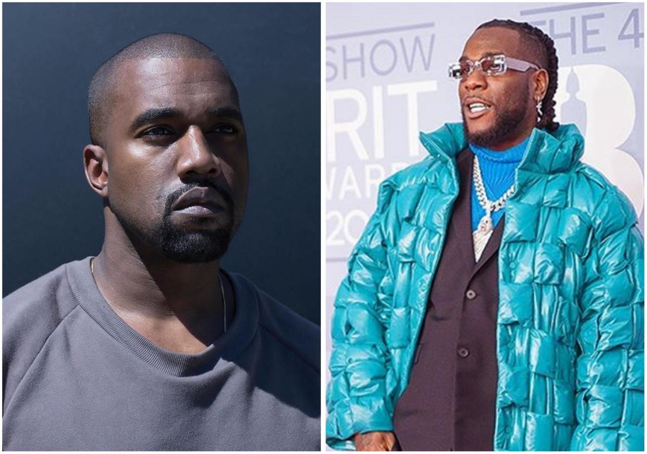 Kanye West and Burna Boy
