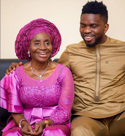 Joseph Yobo and his mother