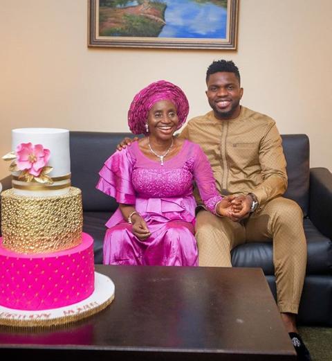 Joseph Yobo and his mother