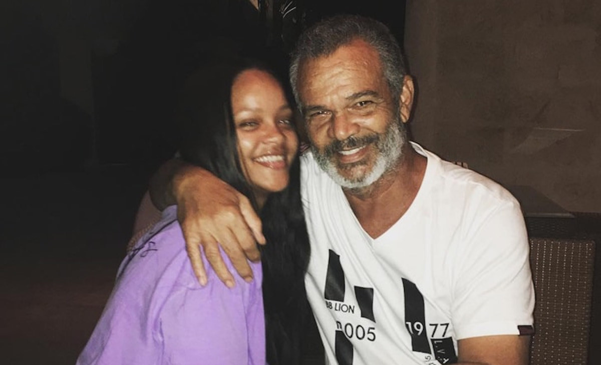 Rihanna and her Dad