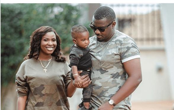 John Dumelo and his family