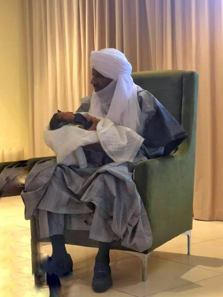 Lamido Sanusi and his daughter