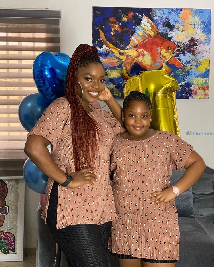 Bisola and her daughter