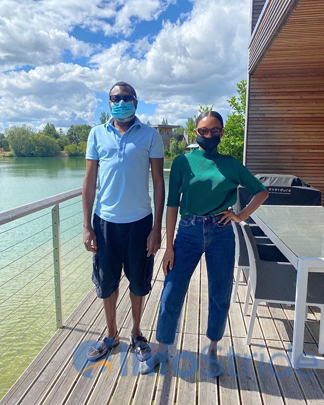 Femi Otedola and Temi Otedola