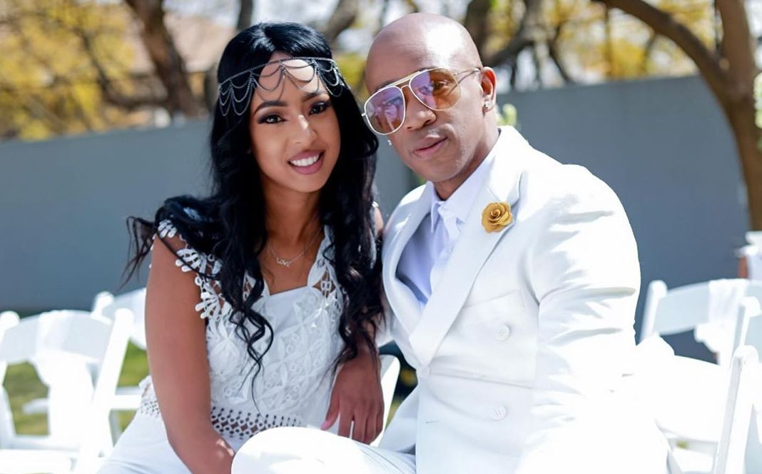 Mafikizolo's Theo Kgosinkwe and his wife