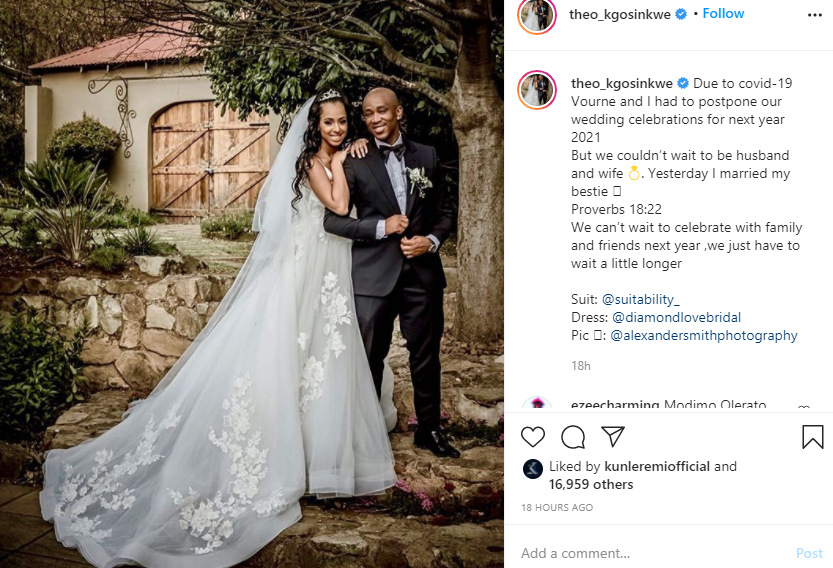 Mafikizolo's Theo Kgosinkwe and his wife
