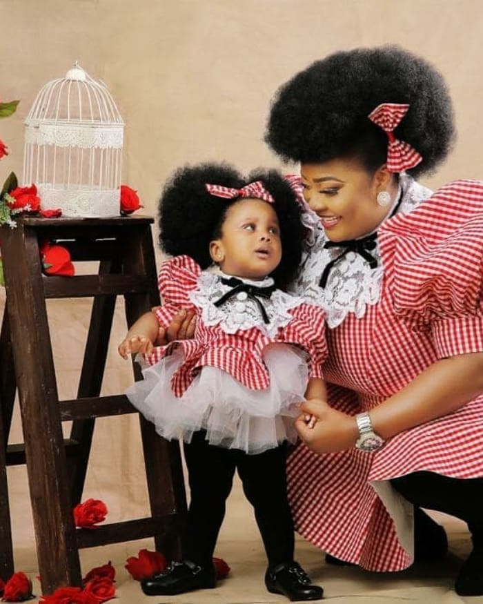 Ronke Odusanya and her daughter