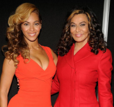 Tina Knowles-Lawson and Beyonce