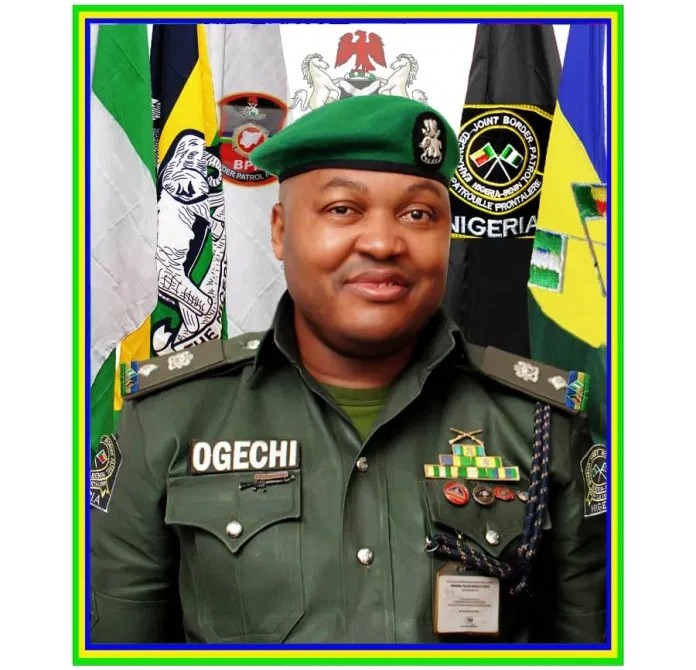 Commanding Officer Nigerian-Benin EJBP Seme, CSP Moses Ogechi