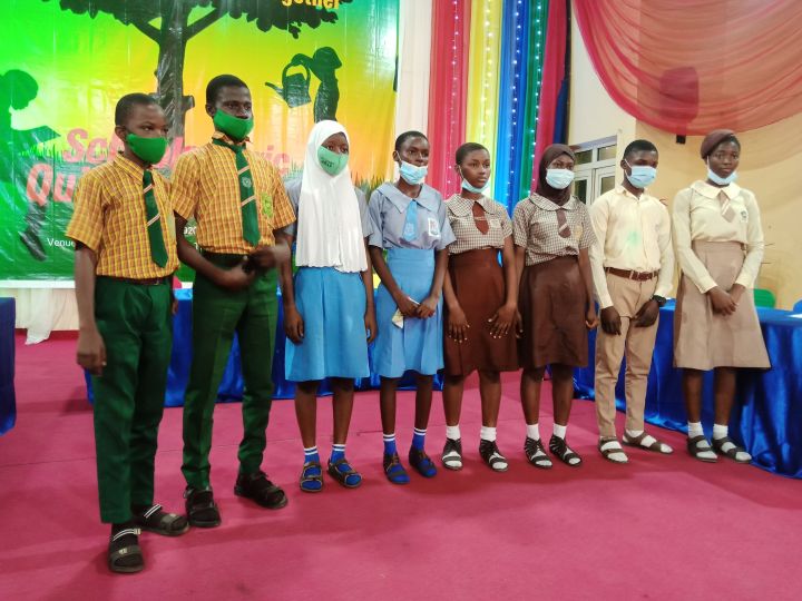 Cross-section of Students at the World Food Day School Agric Quiz Competition organised by Lagos State Ministry of Agriculture