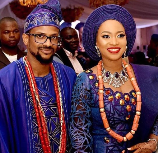 Fatima Ganduje and her husband