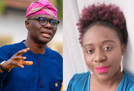 Folake Falana and Babajide Sanwoolu