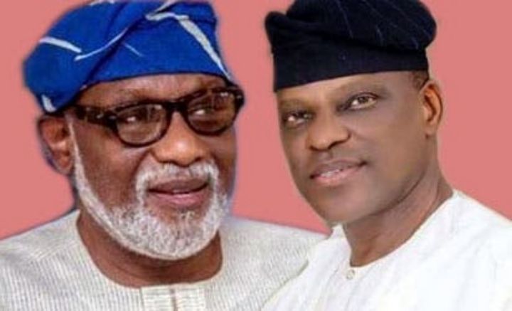 Jigede with Governor Akeredolu