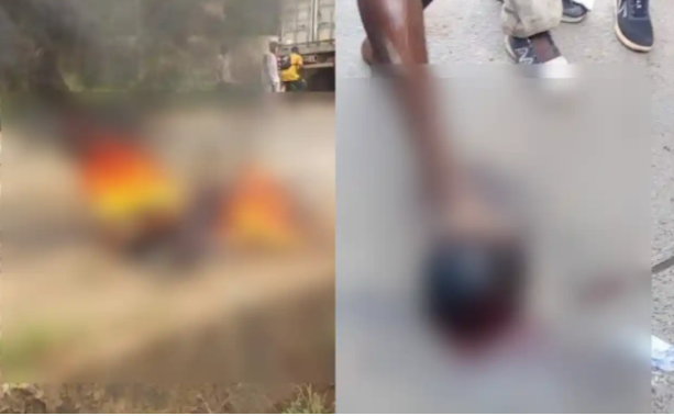 Police Burnt And Beheaded