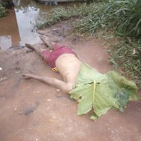 Ipeba dead soul at the Ojumo River