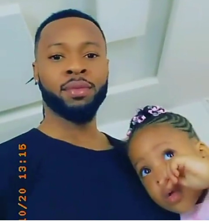 Flavour and his daughter