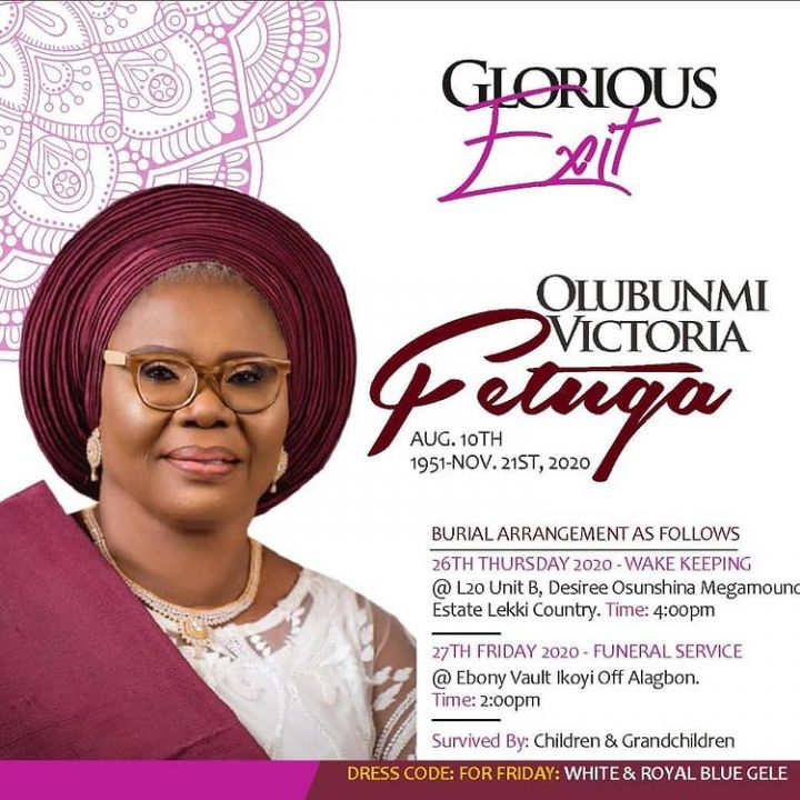 Iyabo Ojo's late mother